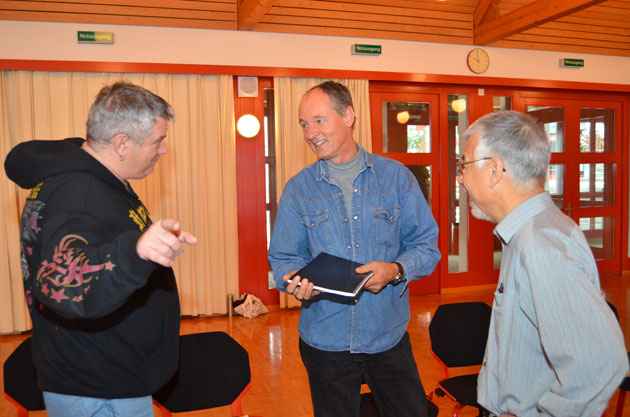 Pirmin Müller im Gespräch mit Johannes und Hansueli